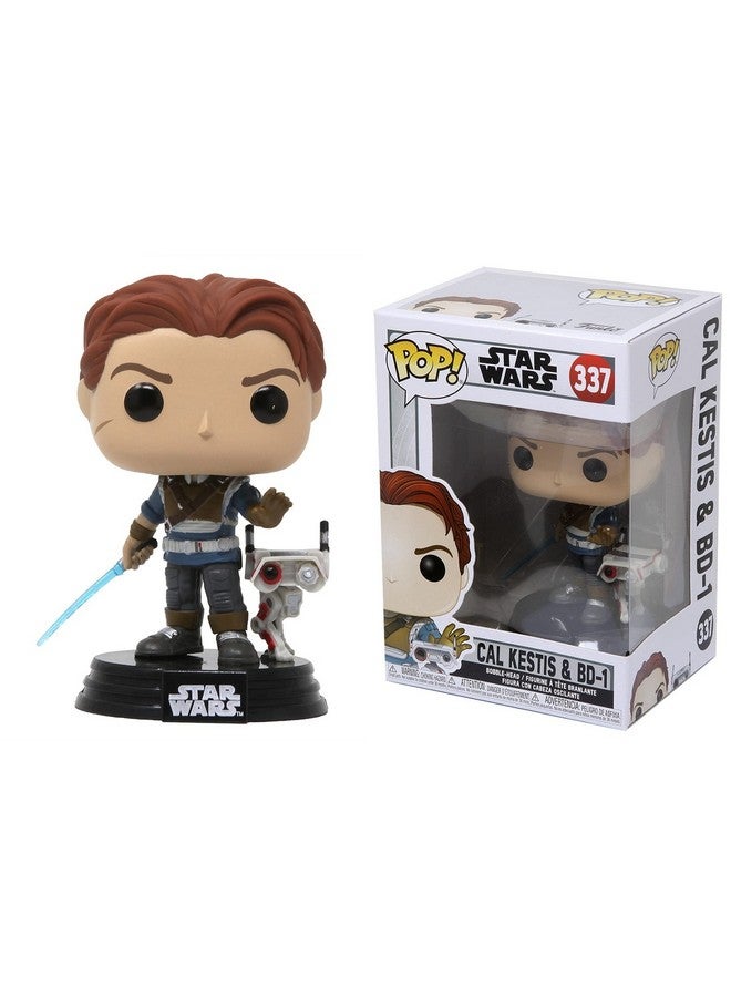 Funko شخصية فونوكو بوب من بوب ستار وورز: جيدي فالين أوردر كال كستيس مع بي دي 1 (مرفقة بعلبة حماية متوافقة) متعددة الألوان 3.75 بوصة - Image 2