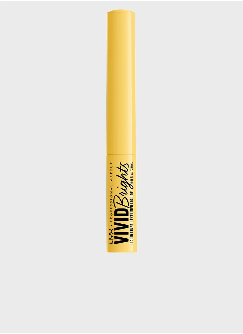 NYX PROFESSIONAL MAKEUP Vivid Brights Colored Liquid Eyeliner - Had Me At Yellow