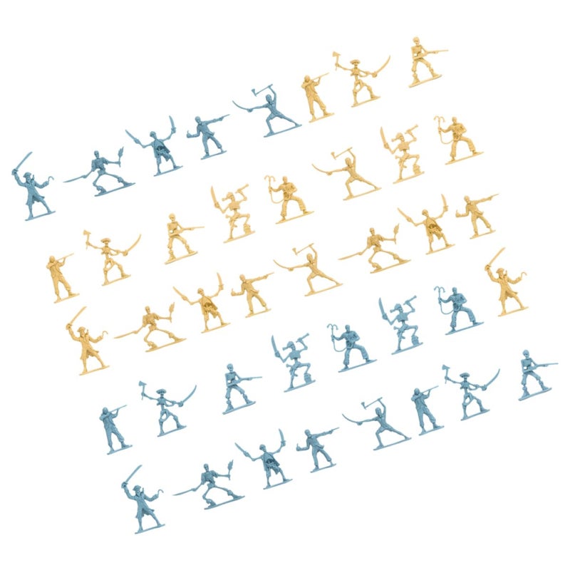 100Pcs Pirate Soldier Miniature Action Figures For Scene Layouts And Collecting - Image 2