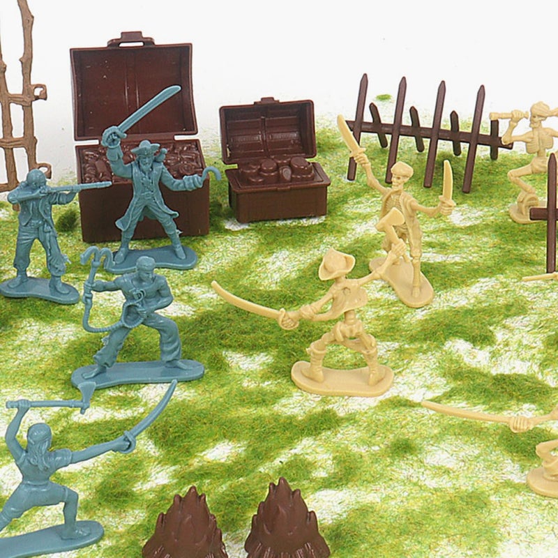 100Pcs Pirate Soldier Miniature Action Figures For Scene Layouts And Collecting - Image 3