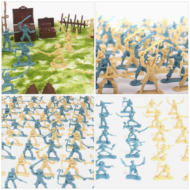 100Pcs Pirate Soldier Miniature Action Figures For Scene Layouts And Collecting - Image 5