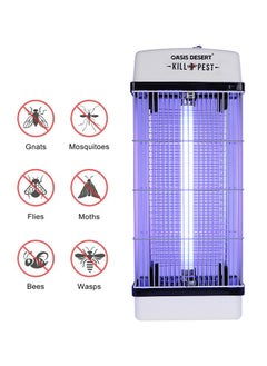 OASIS DESERT 15W Single Tube Flying Insect Killer - The Best Exterminator - Mosquito And Fly Trap - For Indoor And Outdoor Use - Kills Flying Insects  - Image 3