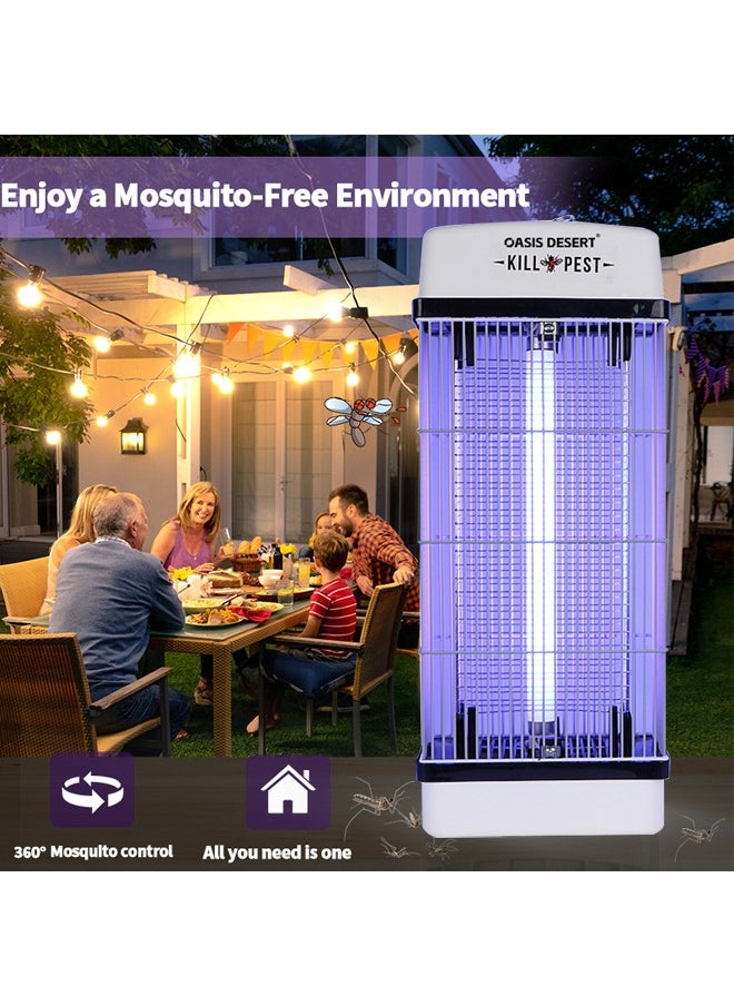 OASIS DESERT 15W Single Tube Flying Insect Killer - The Best Exterminator - Mosquito And Fly Trap - For Indoor And Outdoor Use - Kills Flying Insects  - Image 4