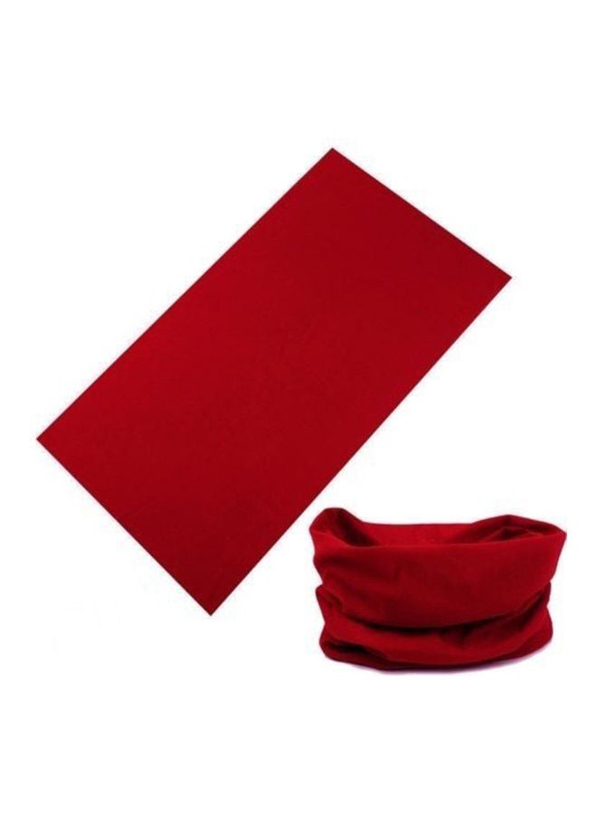 NIBEMINENT Women Pure Colour Cycling Headscarf Wrap Bandana Scarf Head Wear Warm 20 x 10 20cm  - Image 1