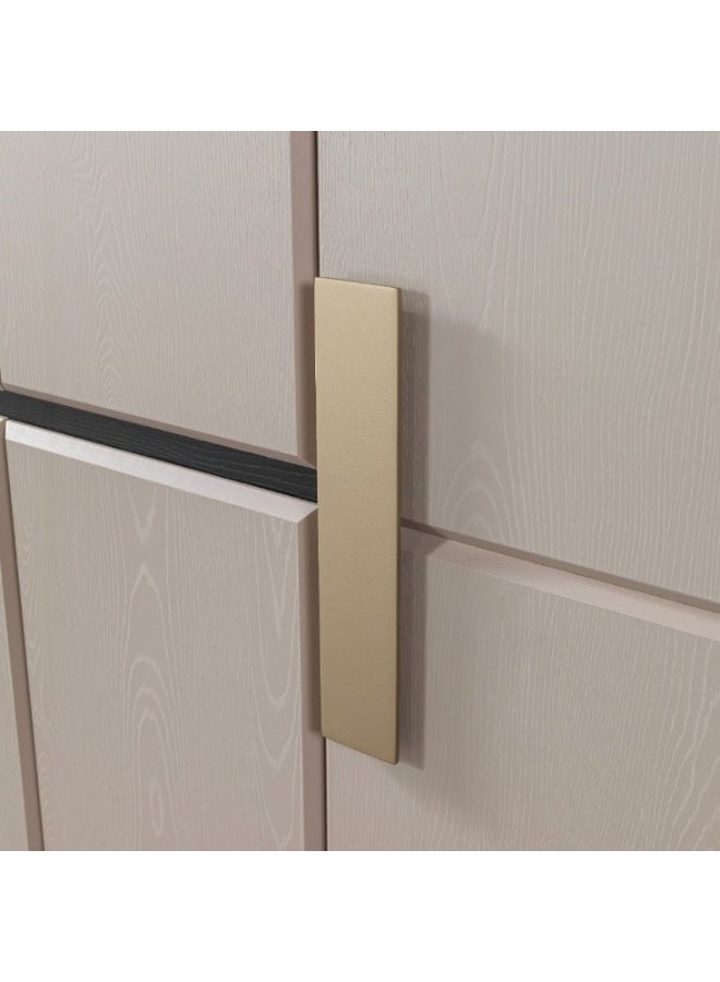 بيتونيا دولاب ملابس 4 ابواب فيرا - بيج وذهبي - Image 4