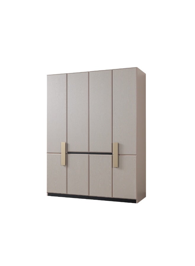 بيتونيا دولاب ملابس 4 ابواب فيرا - بيج وذهبي - Image 2