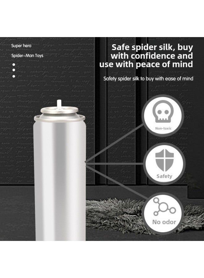 Shake The Sound Of The Same Spider Man Spider Silk Launcher Can Spray Silk Hero To Spider Silk Gloves Launcher Set Toy-Color:Spider Silk Replacement Pack 1 Bottle  - Image 1