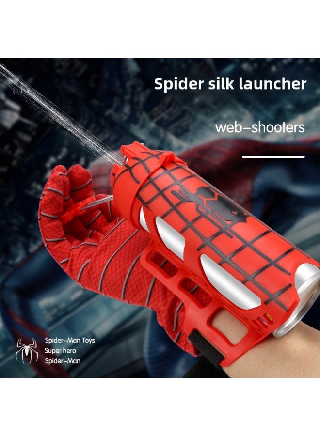 Shake The Sound Of The Same Spider Man Spider Silk Launcher Can Spray Silk Hero To Spider Silk Gloves Launcher Set Toy-Color:Spider Silk Replacement Pack 1 Bottle  - Image 2