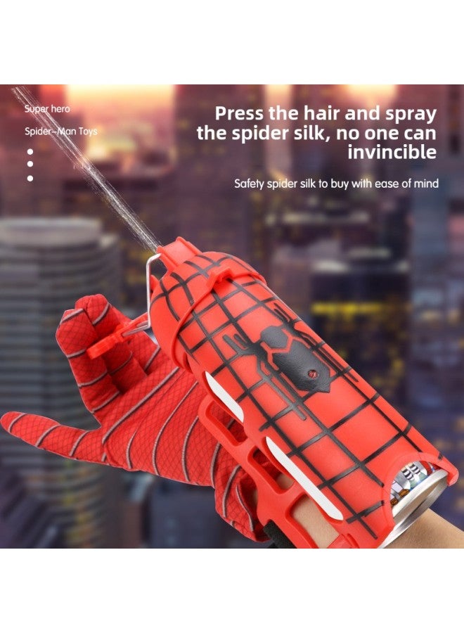 Shake The Sound Of The Same Spider Man Spider Silk Launcher Can Spray Silk Hero To Spider Silk Gloves Launcher Set Toy-Color:Spider Silk Replacement Pack 1 Bottle  - Image 4