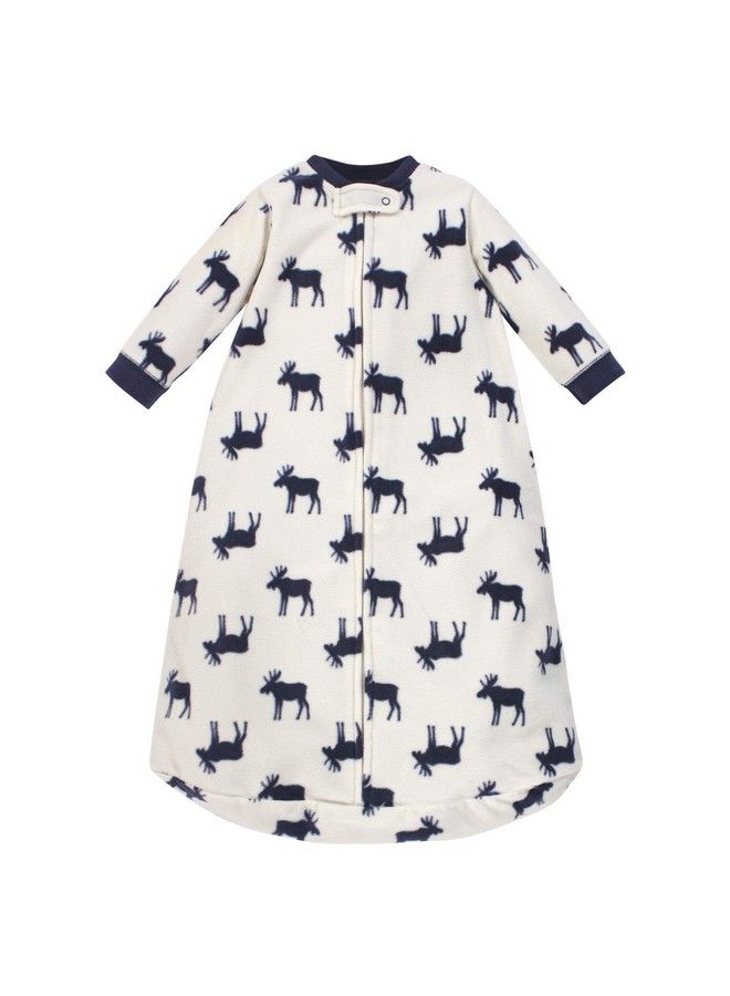 Little Treasure Unisex Baby Long Sleeve Fleece Sleeping Bag Moose One Size - Image 4