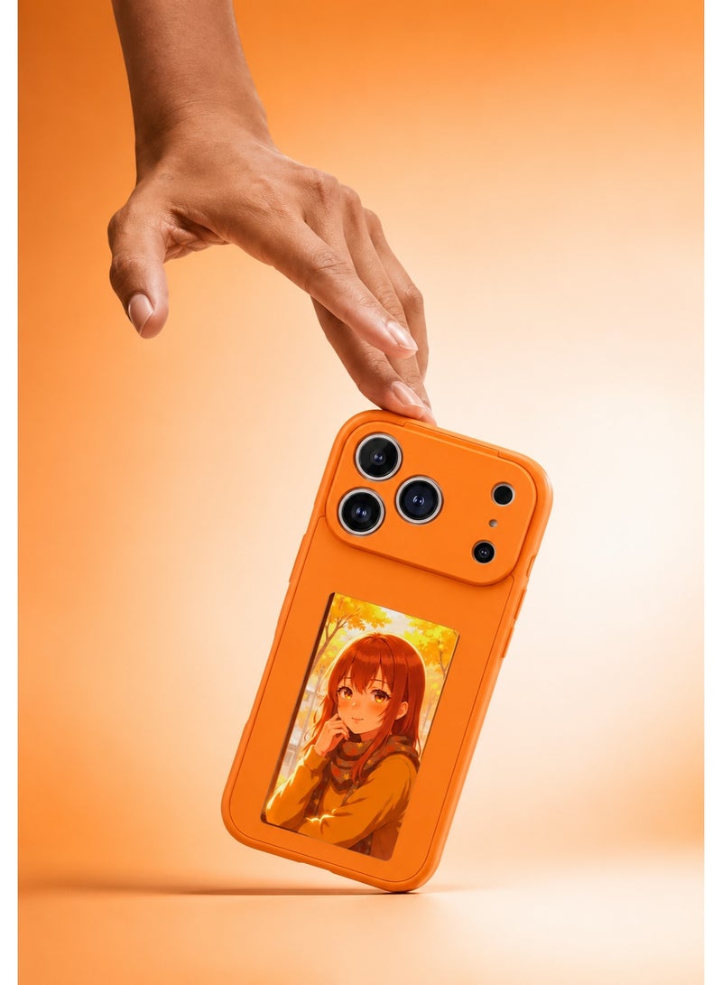 FIFTH ELEMENT NOVA NFC Photo Case with E-Ink Display for iPhone 17 Pro, Custom Image Magnetic Cover - Image 4