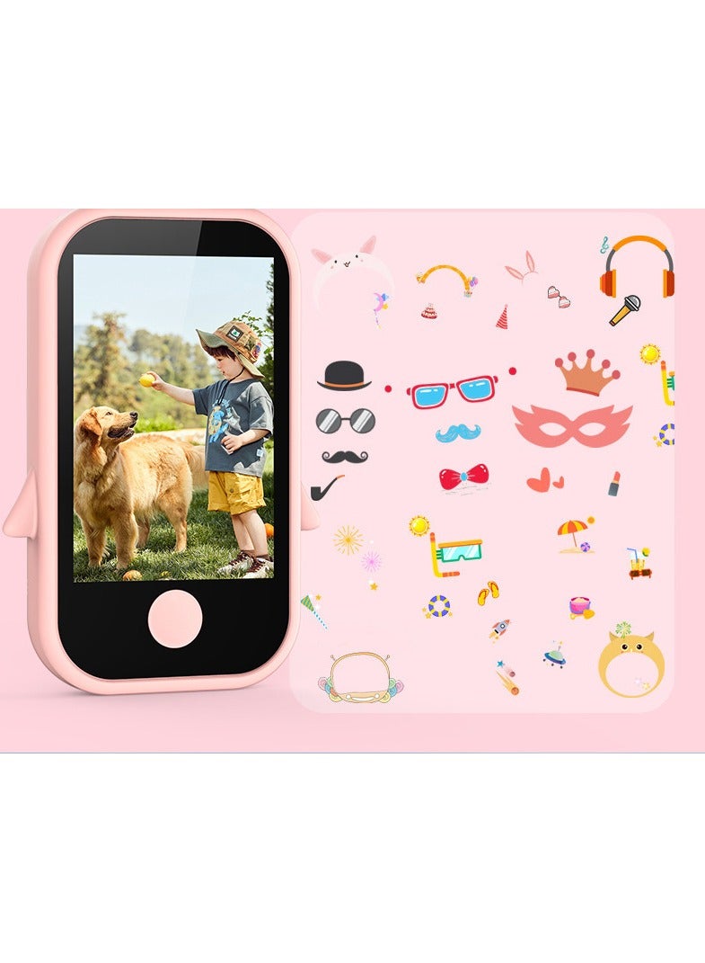 بلو فاير هاتف أطفال ذكي بشاشة لمس 2.8 بوصة HD، كاميرتين 300K، مشغل MP3، قصص تعليمية وألعاب، غطاء سيليكون على شكل وحيد القرن، بطارية قابلة للشحن 800mAh، هدية مثالية للأولاد والبنات من 3 إلى 12 سنة - Image 3