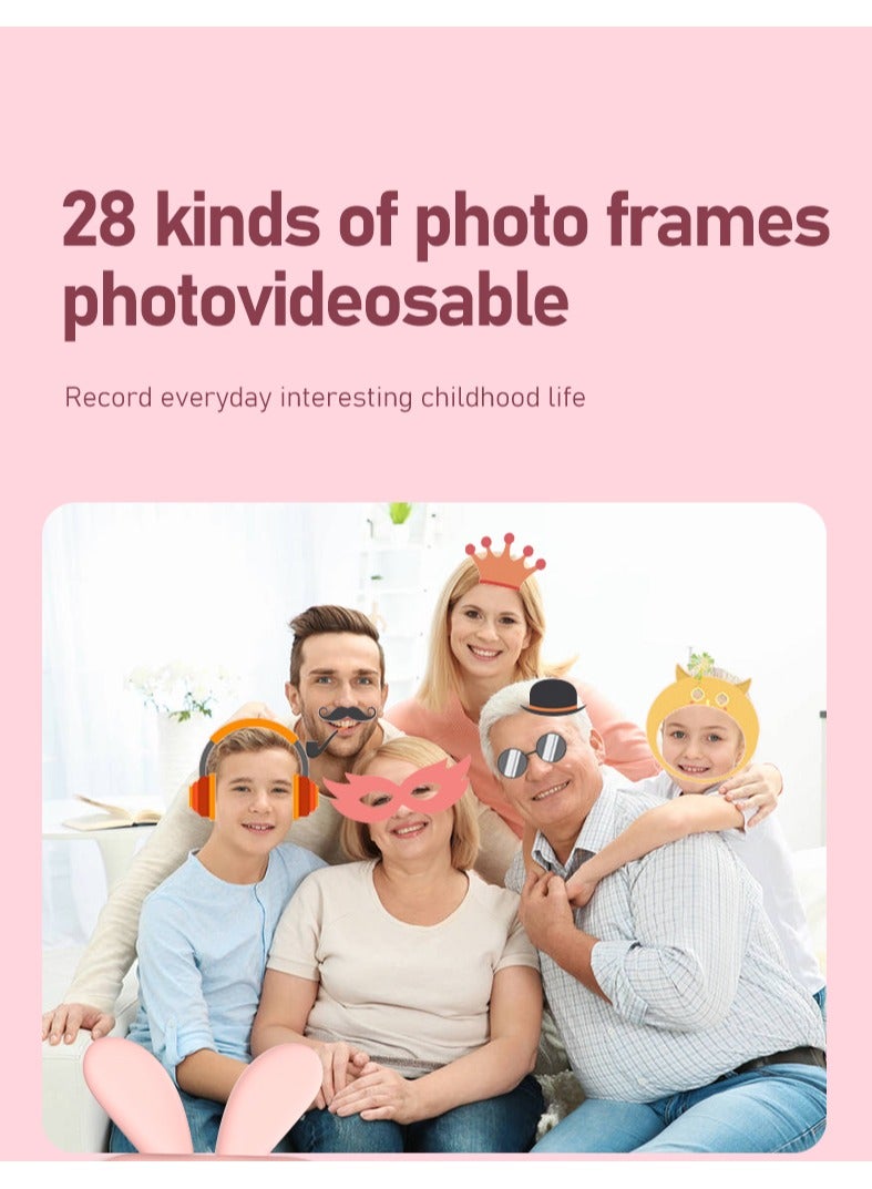 بلو فاير هاتف أطفال ذكي بشاشة لمس 2.8 بوصة HD، كاميرتين 300K، مشغل MP3، قصص تعليمية وألعاب، غطاء سيليكون على شكل وحيد القرن، بطارية قابلة للشحن 800mAh، هدية مثالية للأولاد والبنات من 3 إلى 12 سنة - Image 5