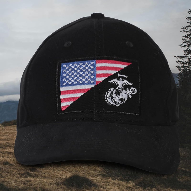 ROTHCO USMC Eagle, Globe and Anchor/US Flag Low Pro Cap - Patriotic Marine Corps Headwear - Image 5