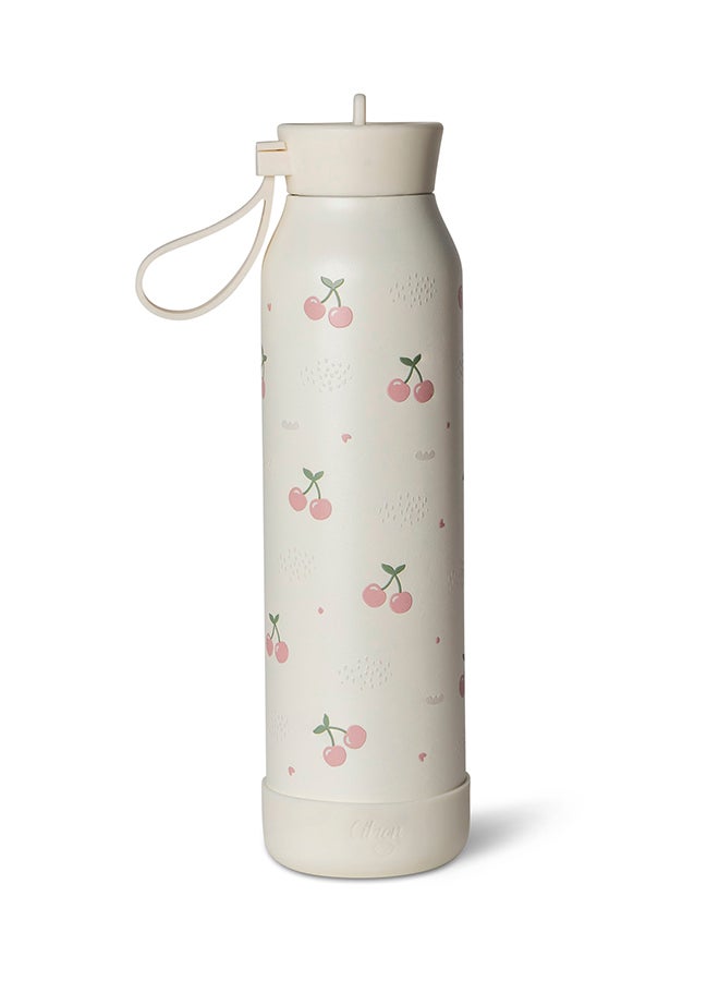 Citron Stainless Steel Water Bottle 500ml - Cherry - Leakproof & Lightweight Bottle  - Image 2