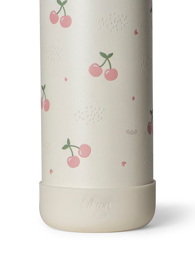Citron Stainless Steel Water Bottle 500ml - Cherry - Leakproof & Lightweight Bottle  - Image 4