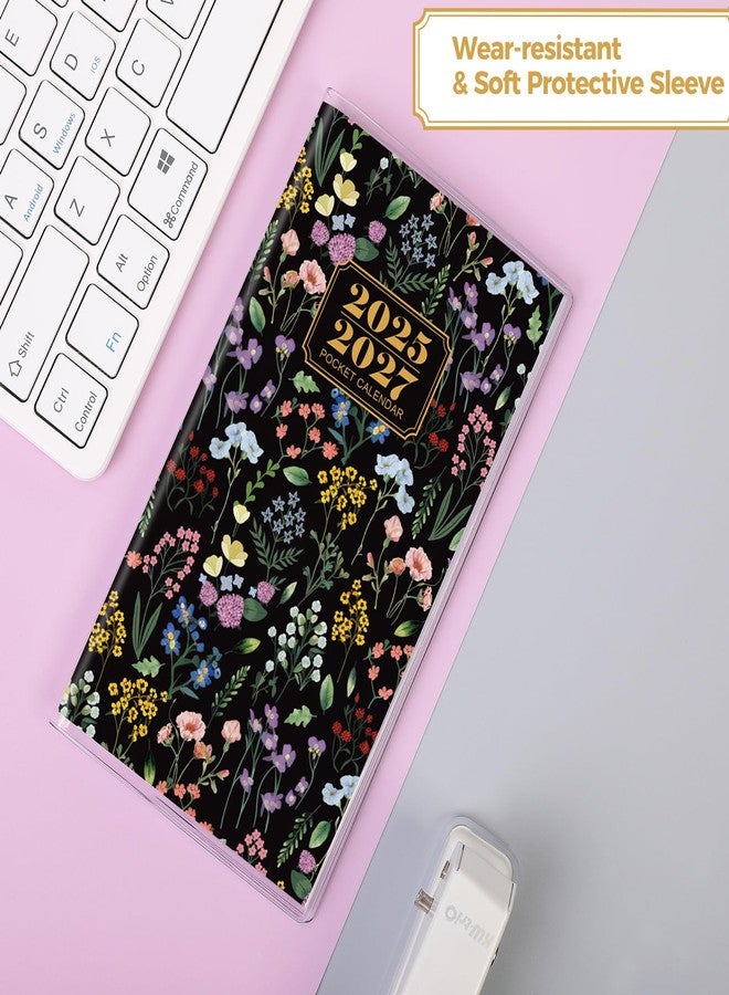SKYDUE Pocket Calendar 2025-2027, Pocket Planner 2025-2026, Monthly Planner Jul 2025- Dec 2027 for Purse, 6.7" X 3.7" 30-Month Small Planner, Academic Year Calendar, Compact Design with Plastic Sleeve - Image 3