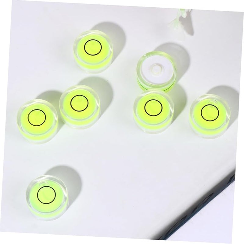 Operitacx 16 قطعة مجموعة مستوى فقاعي دائري لضبط الأسطح بدقة متعددة الاتجاهات - Image 4