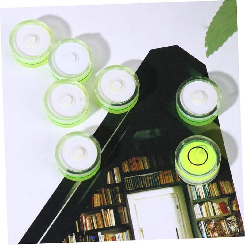 Operitacx 16 قطعة مجموعة مستوى فقاعي دائري لضبط الأسطح بدقة متعددة الاتجاهات - Image 5