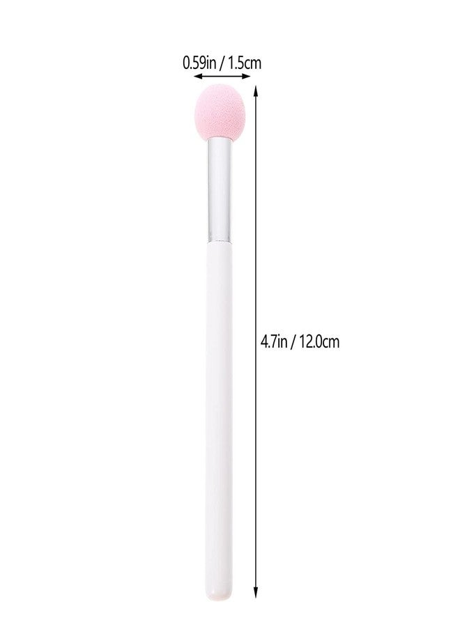 BinaryABC Foundation Sponge Powder Brush,Makeup Puff Makeup Brush Sponge Applicator Concealer Brush,3Pcs (Pink) - Image 3