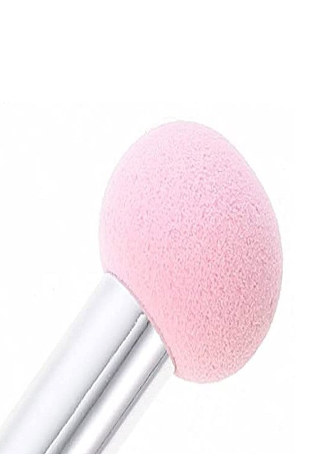BinaryABC Foundation Sponge Powder Brush,Makeup Puff Makeup Brush Sponge Applicator Concealer Brush,3Pcs (Pink) - Image 5