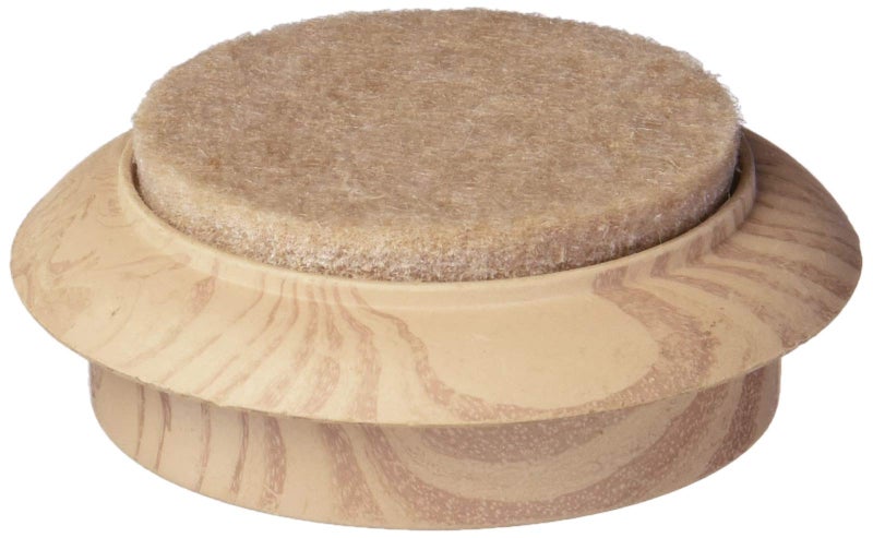 أكواب أثاث فيلت غارد من شيفرد هاردوير 9363 بحجم 134 بوصة 4 عبوات بتصميم خشبي