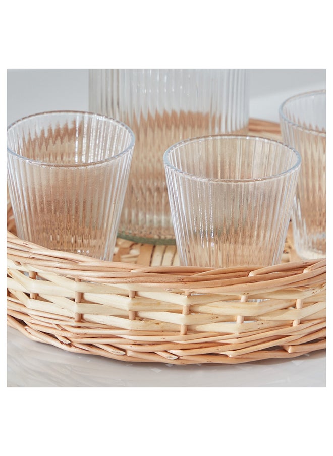 Home Box مجموعة كؤوس شرب زجاجية مكونة من 6 قطع 28.1x28.2x16.6 سم  - Image 3