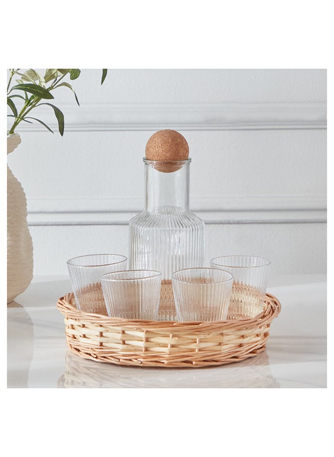 Home Box مجموعة كؤوس شرب زجاجية مكونة من 6 قطع 28.1x28.2x16.6 سم  - Image 2