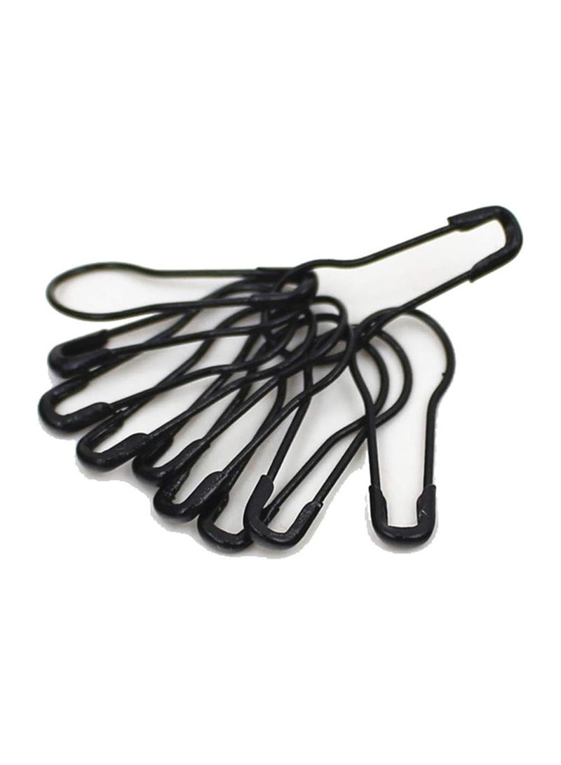 Sky Shine Heavy Duty Safety Pins 100 Pieces Medium Black | Metal Safety Pins for Hijab, Scarves, Clothes, Sewing, Quilting, Tailoring, Crafts, Upholstery, Blankets, Baby Clothes & DIY Projects - Image 2