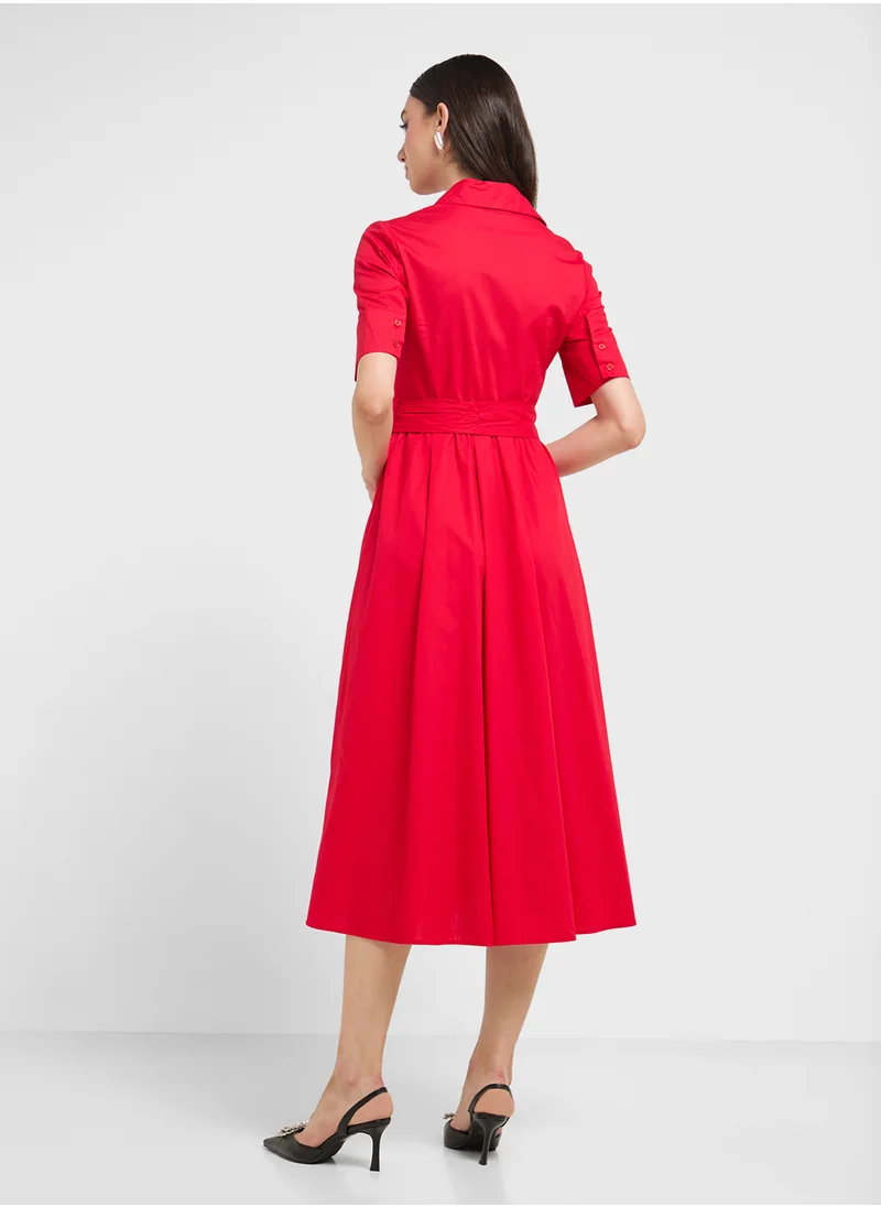 ايلا Classic Shirt Dress