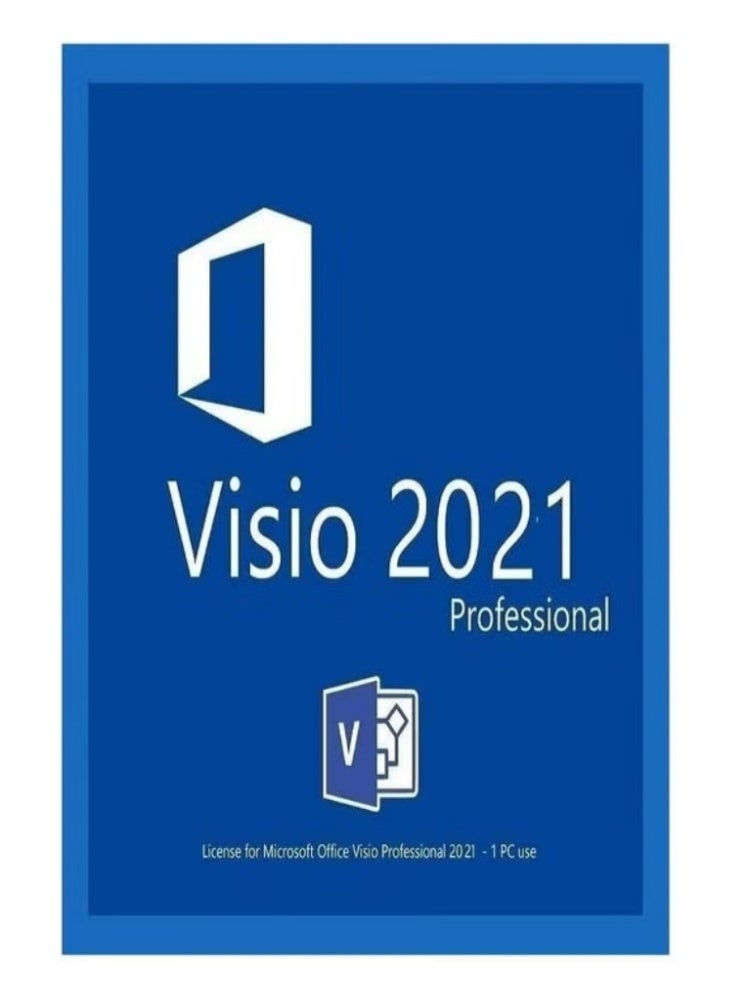 Visio 2021 Professional Product Key -1PC White - Image 2