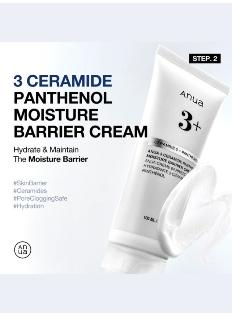 Anua Azelaic Acid 10 Hyaluron Redness Soothing Serum 30ml + 3 Ceramide Panthenol Moisture Barrier Cream 100ml set 130ml - Image 4