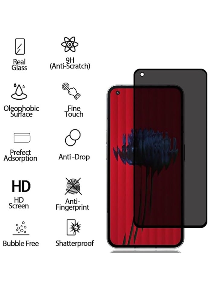 Generic Privacy Screen Protector for Nothing Phone 1 【2 Pack】 Anti-Spy Tempered Glass Film 9H Hardness  Anti Scratch Anti Fingerprint Bubble-Free, Anti-Spy Screen Protector for Nothing Phone 1  - Image 3