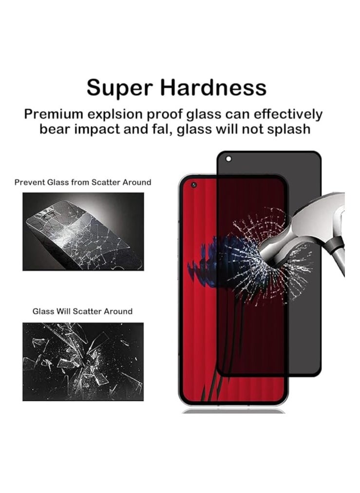 Generic Privacy Screen Protector for Nothing Phone 1 【2 Pack】 Anti-Spy Tempered Glass Film 9H Hardness  Anti Scratch Anti Fingerprint Bubble-Free, Anti-Spy Screen Protector for Nothing Phone 1  - Image 4