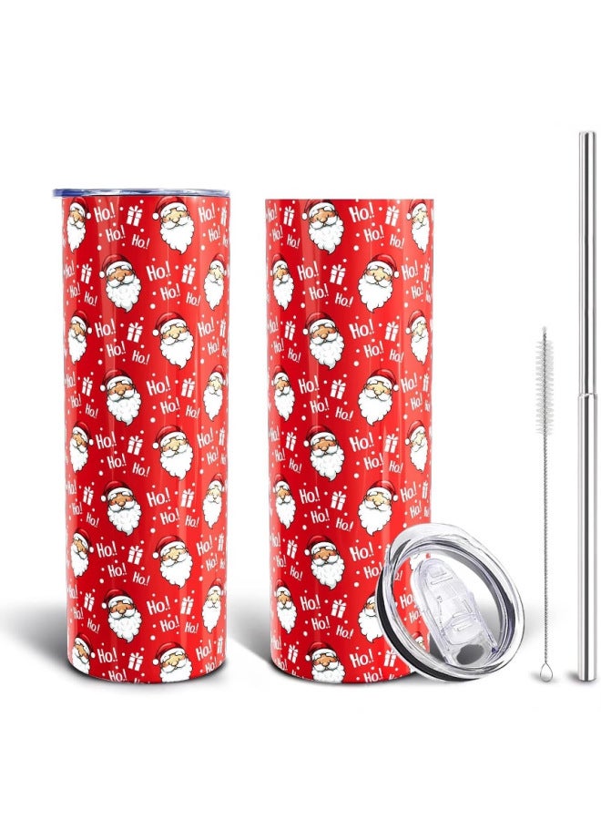 Christmas Style 20oz Insulated Gift Cup Accessories Can Be Added