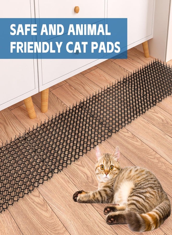 OCEANPAX 16 X 13 Inch Scat Mat for Cats, 16 Pack Cat Scat Mat - Indoor/Outdoor Pet Solution for Plants, Furniture - Image 2