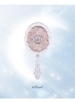 Flower Knows Moonlight Mermaid Handheld Exquisite Mirror, Pearl  - Image 4