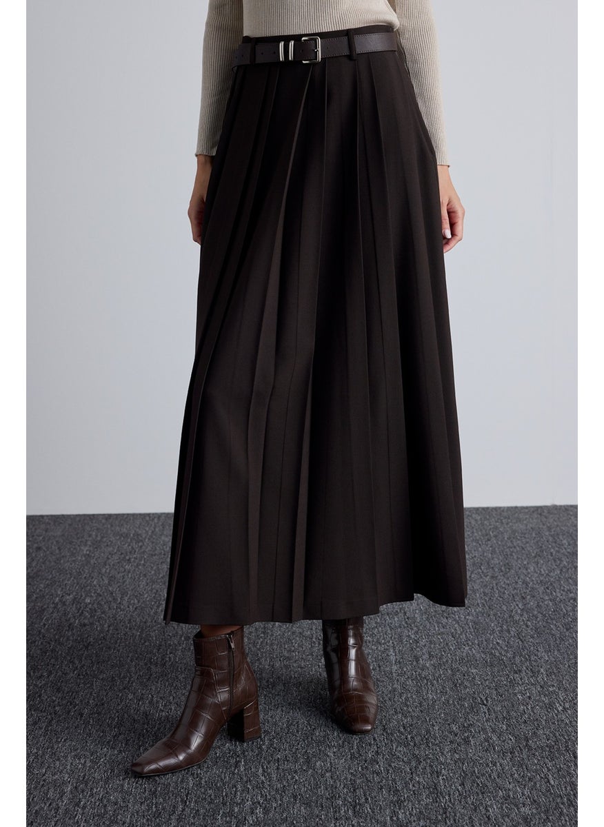 Wide Pleated Skirt Bitter Brown - pzsku/Z373122ADE2AD97E2F2CDZ/45/_/1741264919/987f58b5-5b82-46b9-ae20-73ac52f804c8