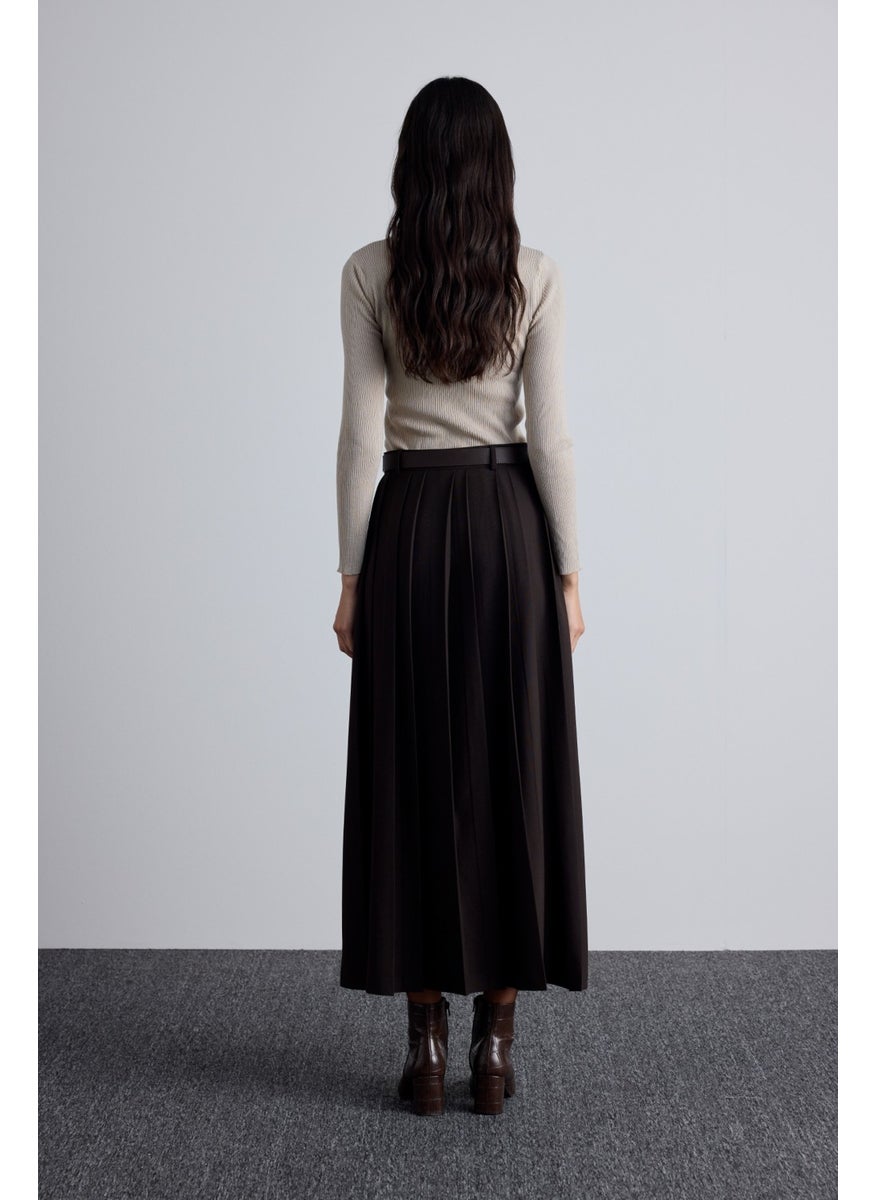 Wide Pleated Skirt Bitter Brown - pzsku/Z373122ADE2AD97E2F2CDZ/45/_/1741264957/9b4f7f4b-19f9-4eaa-a0a3-db3bf12008a9