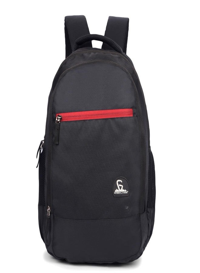 GREENLANDS 33L Zipster Laptop Backpack | 3 Large Compartments, Fits Up to 17" Laptop | Perfect for Office, School, Travel & Hiking | Unisex (Black) - Image 1