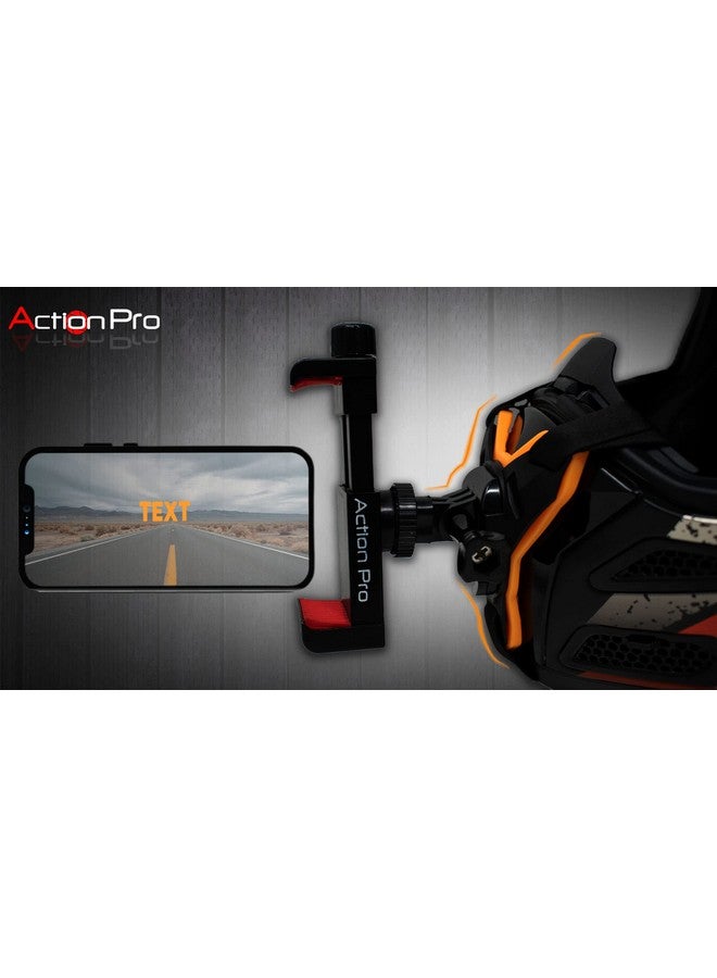 Action Pro Pro Helmet Chin Mount Strap Compatible With All Smartphones Gopro-13/12/11/10/9/8/7/6/5/4/Sjcam/Dji Osmo/Insta-360 And All Action Camera - Image 4