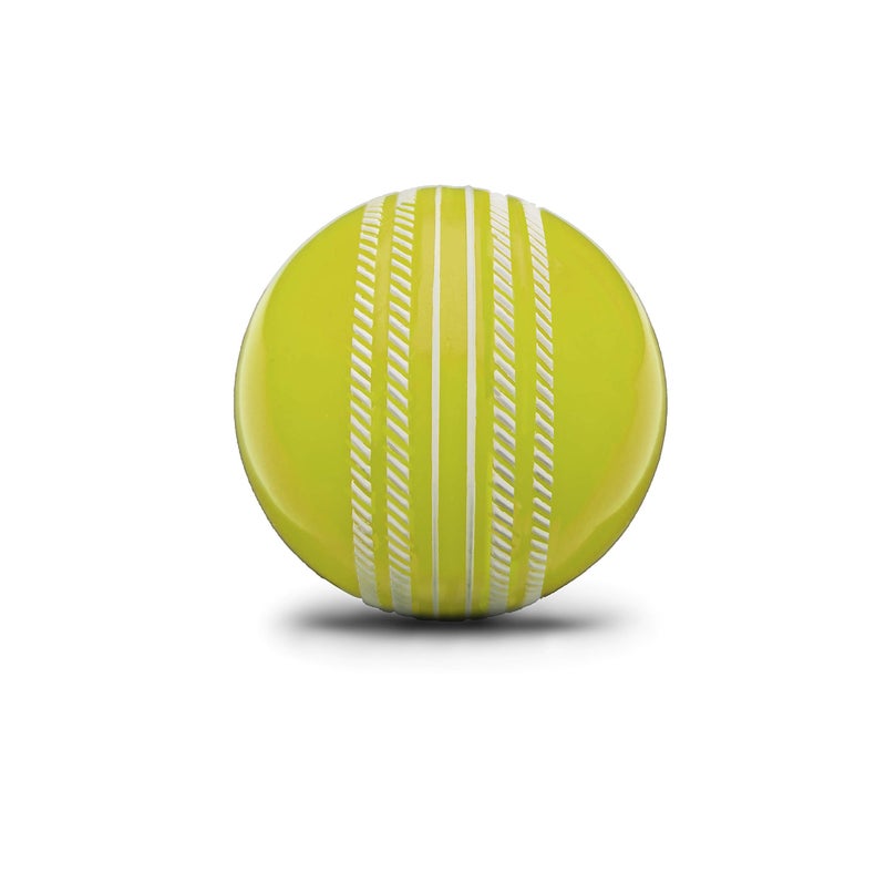 jaspo Polyvinyl Chloride (PVC) T-20 Soft Cricket Ball 110 Gm. Yellow (Pack Of 6) - Image 4