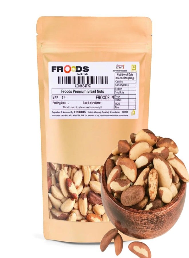 cartup Froods Brazil Nuts | Premium Crunchy Superfood | Natural, Vegan & Gluten-Free | Rich in Selenium, Protein & Healthy Fats | Amazon India - 250G - Image 1