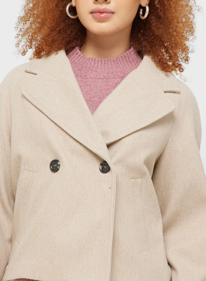Jacqueline de Yong Button Detail Jacket