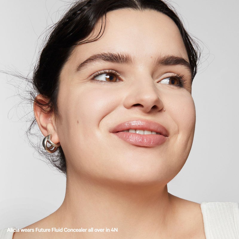 Milk Makeup Future Fluid All Over Cream Concealer, 4N (Fair with Neutral Undertones) - 0.28 fl oz - Medium-to-Full Coverage - Up to 12-Hour Wear - Crease-Proof Finish - Vegan, Cruelty Free - Image 4