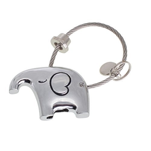 ASHMITA Cute Kiss Elephant Couple Keychain for Women Charm Romantic Valentine Gift - Image 3