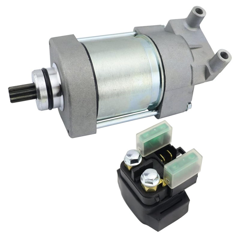 STABSOLI Starter Motor & Solenoid Relay for Yamaha YZF-R1 2004-2006 - Image 1