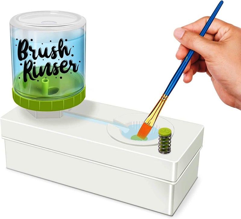 Velocious Paint Brush Cleaner Paint Brush Rinser Paint Brush Washer Oil Paint Brush Cleaner Paint Brush Rinser with Drain for Acrylic and Water Based Paint Art Supplies Essential Cleaning Tools - Image 1