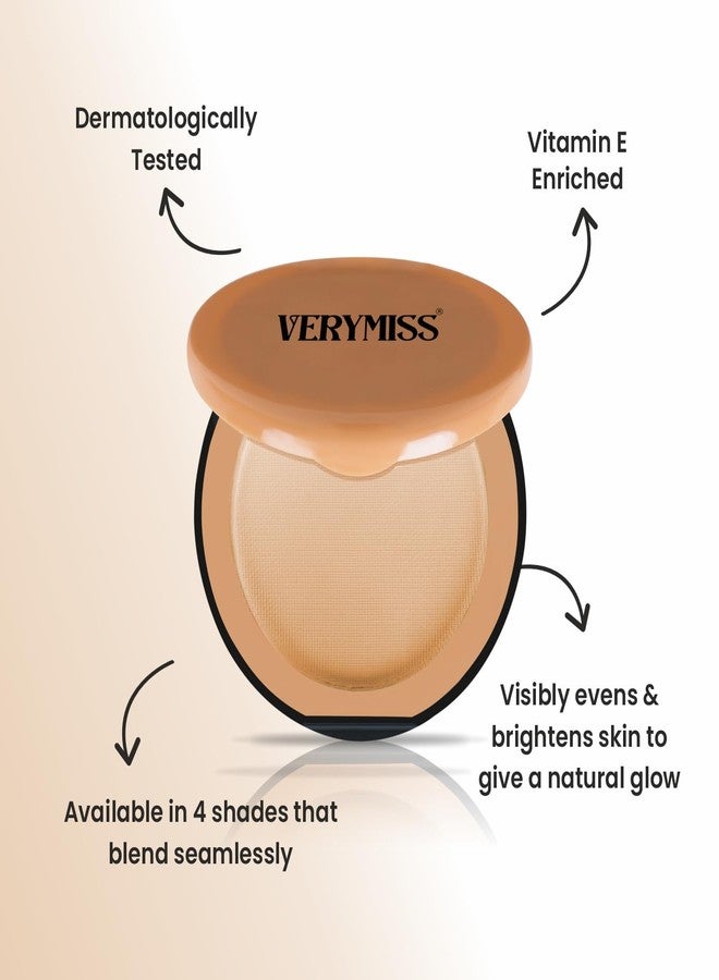 VERYMISS Makeup Kit For Women I Natural Liquid Foundation + Compact Powder I All Skin Type I Medium to Buildable Coverage | Lightweight | Easy to Blend (VMNYK56, Medium Tone) - Image 4