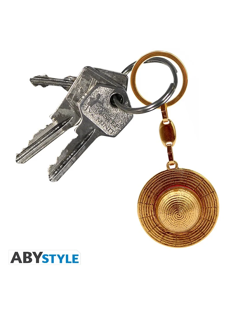 أبيستايل ABYstyle One Piece - Keychain 3D "Strawhat" Made In France